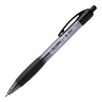 Ballpoint Medium 1.0mm Black Retractable Pens with Grip